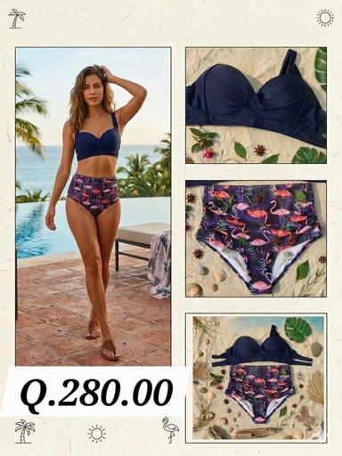 Bikini Flamingo Night